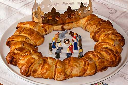 Galette des rois en couronne