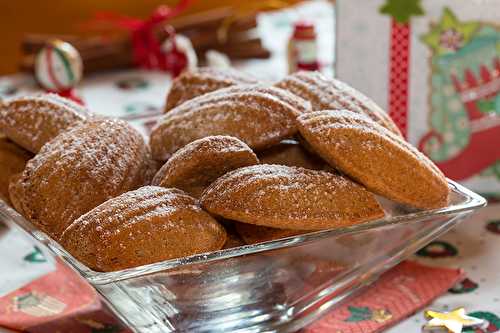 Madeleines aux épices de Noël