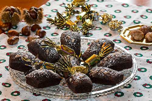 Minis fondants chocolat crème de marrons