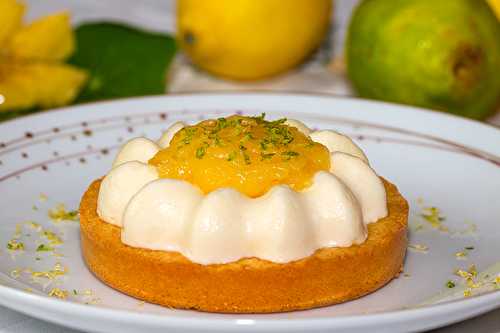 Minis St-Honorés glacés au citron et au lemon curd
