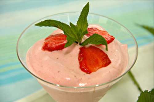 Mousse à la fraise