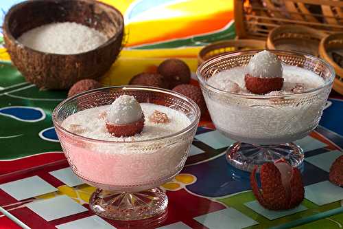 Mousse coco litchi