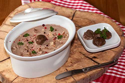 Mousse de foie de volaille aux châtaignes