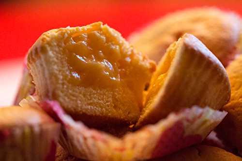 Muffins coeur crème d’orange et bergamote (curd)