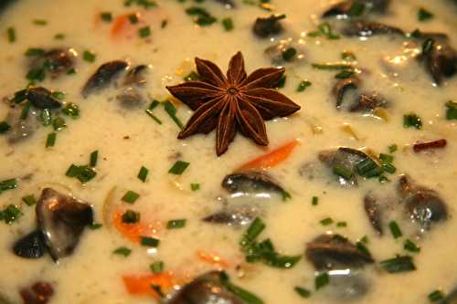 Nage d’escargots à la badiane étoilé