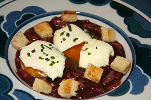 Oeufs en meurette à la Bourguignonne