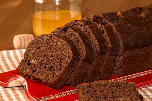 Pain d’épices au chocolat aux écorces d’oranges confites