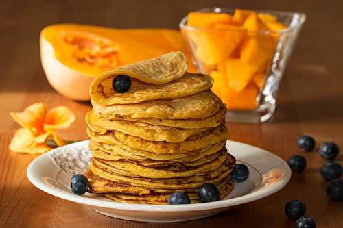 Pancakes à la courge butternut