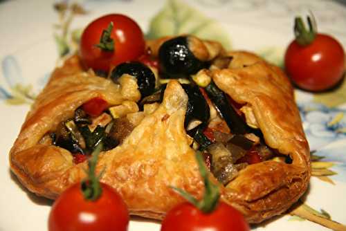 Paniers feuilletés aux légumes du soleil