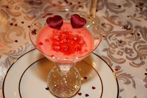 Panna Cotta aux pralines roses