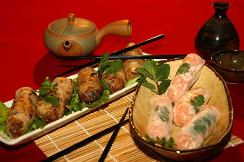 Rouleaux de printemps et pâté impérial, canard à l'orange pour le Nouvel An chinois - La Cuisine de Jackie
