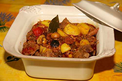 Sauté de veau façon Txistorra au chorizo