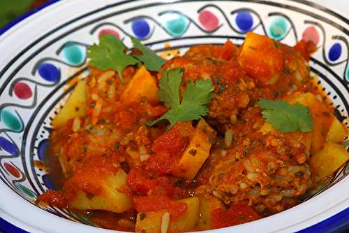 Tajine de boulettes de sardines