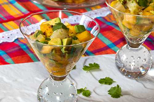 Tartare de haddock blanc, avocat et mangue