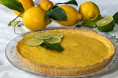 Tarte amandine au citron