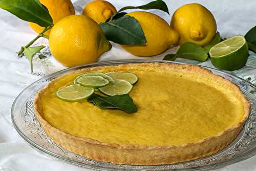 Tarte amandine au citron