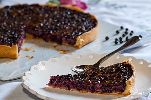 Tarte aux baies de sureau noir