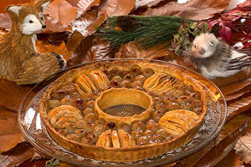 Tarte couronne aux fruits d'automne