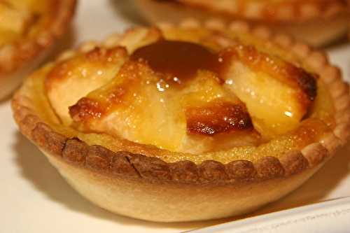 Tartelettes amandines aux pommes hérissonnées au salidou