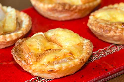 Tartelettes aux poires et maroilles