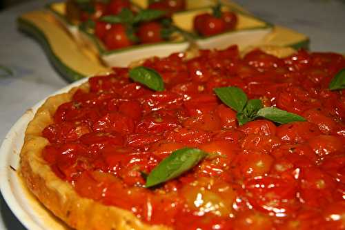 Tatin de tomates cerises