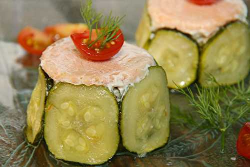 Terrine de courgette au saumon fumé