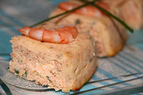 Terrine de saumon aux crevettes roses