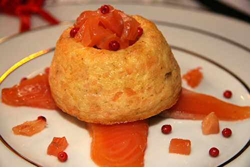 Timbale de saumon et son Gravlax