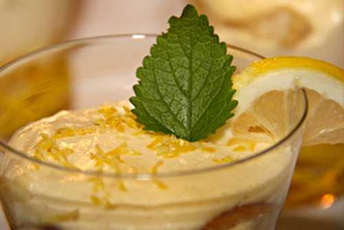 Tiramisu au lemon curd et au limoncello