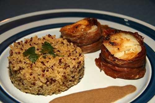 Tournedos de dos cabillaud au jambon cru