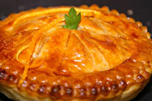 Tourte de veau aux carottes et à l'orange