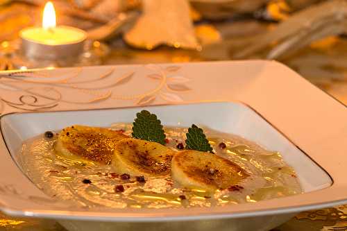 Velouté de topinambours et ses quenelles de brochet