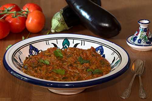 Zâalouk (caviar d’aubergines)