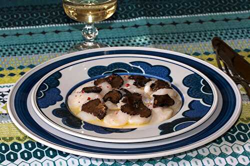 Carpaccio de Noix de St-Jacques aux Truffes