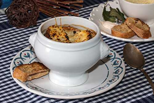 Soupe gratinée à l'oignon