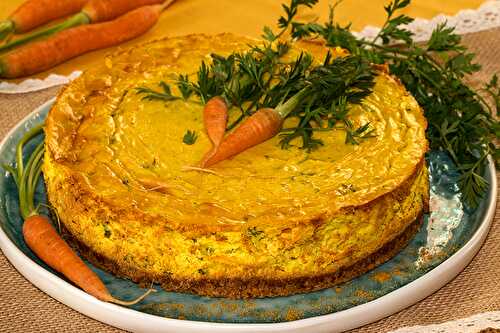 Cheese cake aux carottes à l’indienne
