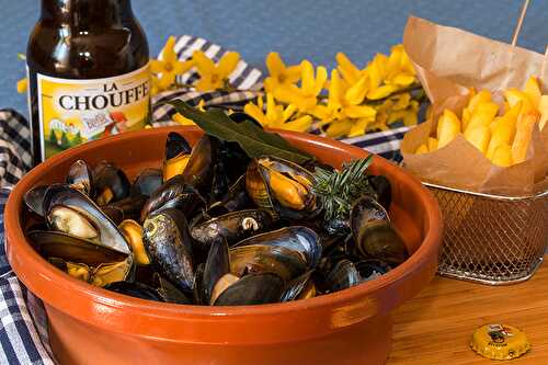 Moules à la bière et à la crème