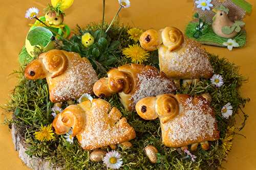 Moutons briochés pour Pâques