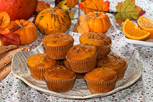 Muffins au potiron et à l’orange