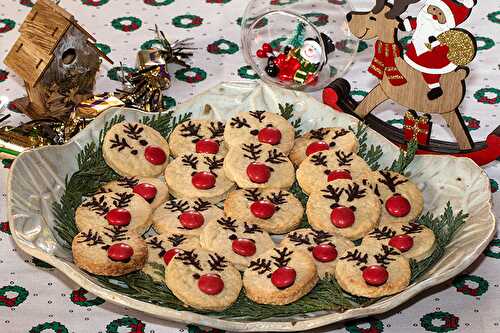 Biscuits sablés, Rodolphe le petit renne et Joyeux Noël