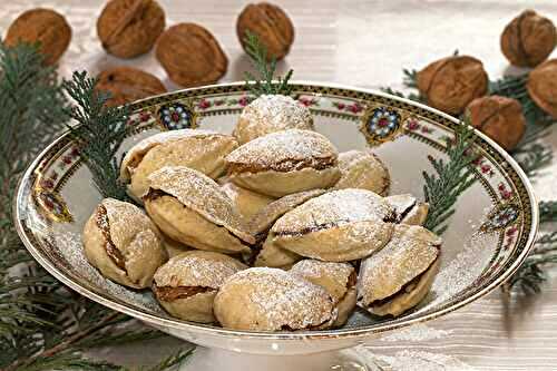 Sablés noix fourrés au chocolat