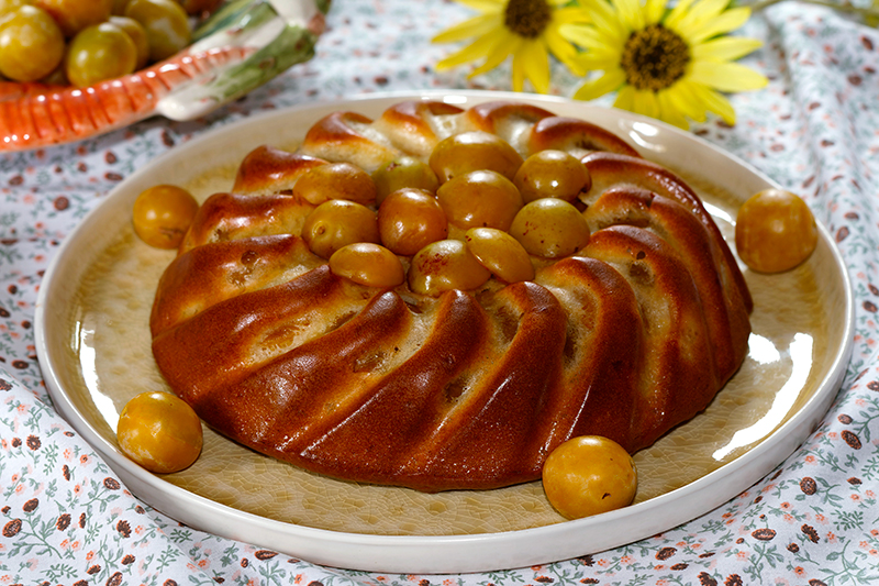 Fondant au yaourt grec et aux mirabelles