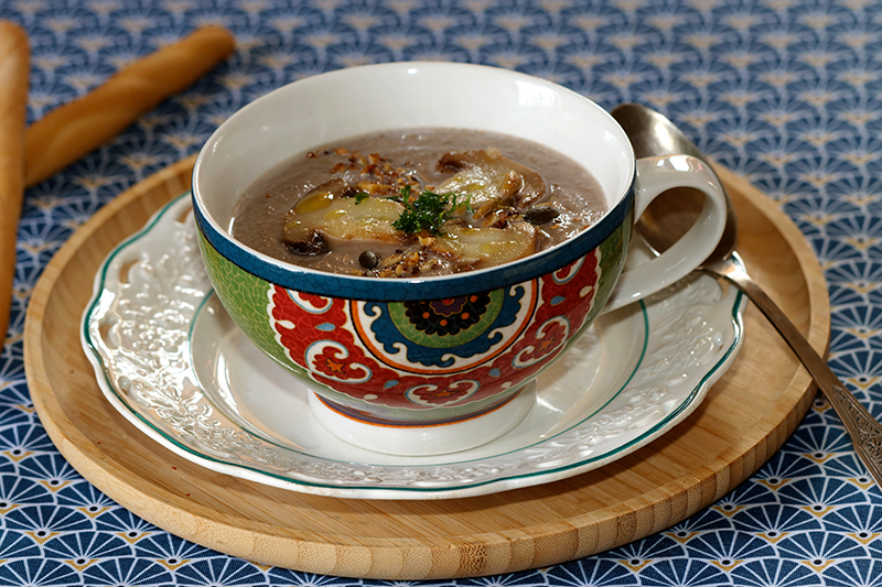 Velouté de champignons de Paris