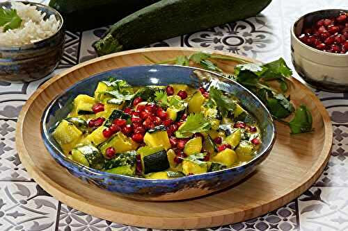 Curry de courgettes au lait de coco