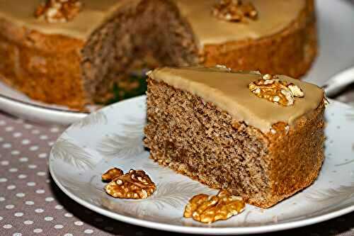 Grenoblois ou gâteau aux noix et au café
