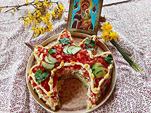 Salade russe  inspirée du Kokochnik « Beauté russe »