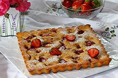 Tarte financière aux fraises
