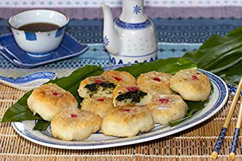 Brioches à la vapeur (dim sum) aux feuilles d’ail des ours
