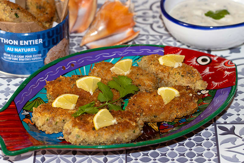 Nuggets de thon aux herbes fraiches