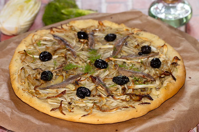 Pissaladière au fenouil